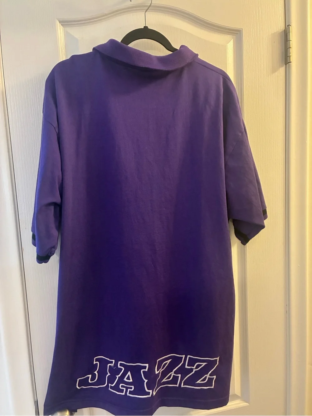 Champion Purple Zip-Up Athletic Pullover with Metal C Logo Pull - Picture 4 of 5